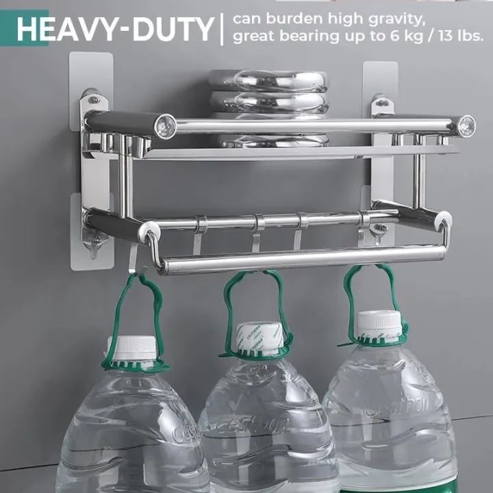 10pcs Strong Self Adhesive Punch Free Wall Hooks Nail Mounting Rack Screw Rod Seamless Screw Stickers Hang Kits