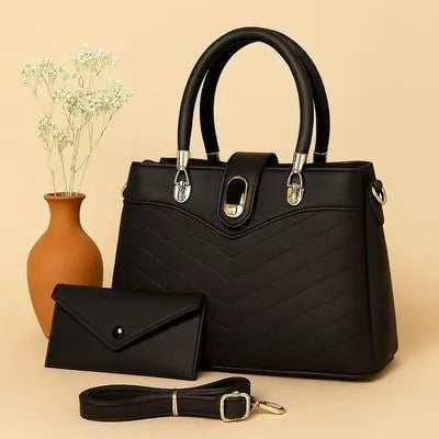 Women's Leather Plain Shoulder Bag