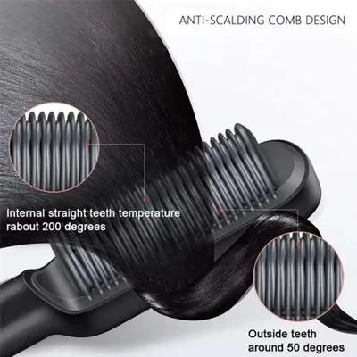 Lightweight And Portable Hair Straightener Brush 909